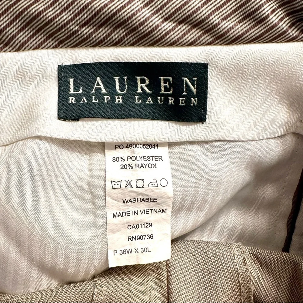 Lauren Ralph Lauren Men’s Khaki Dress Pants Size 36x30